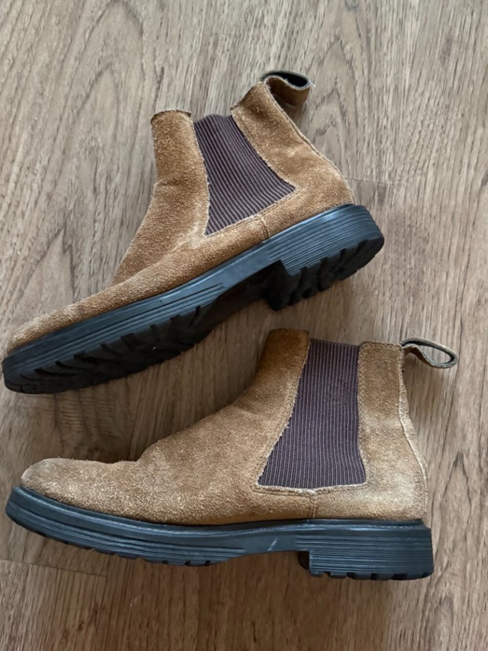 Diesel Brown D-Alabhama LCH Chelsea Suede Leather Boots US 8.5